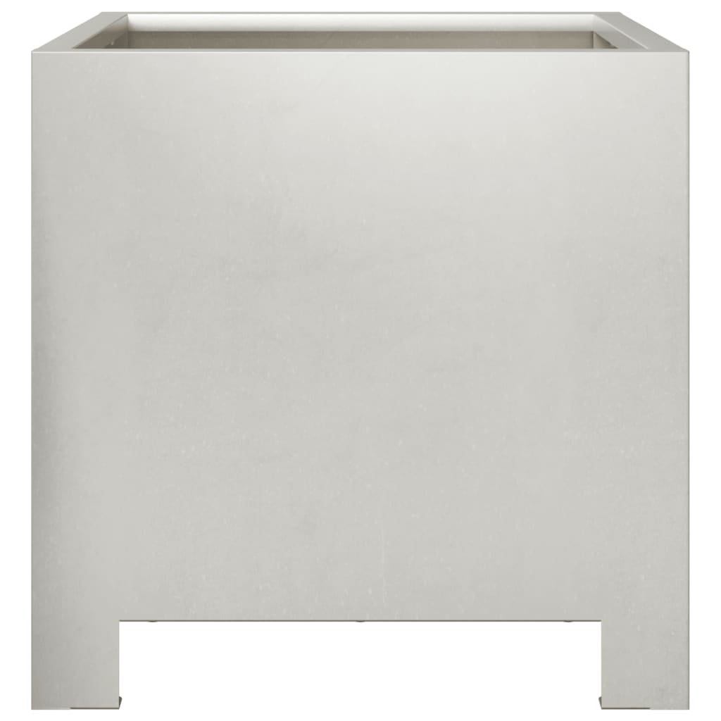 vidaXL Jardinière 30x30x30 cm acier inoxydable