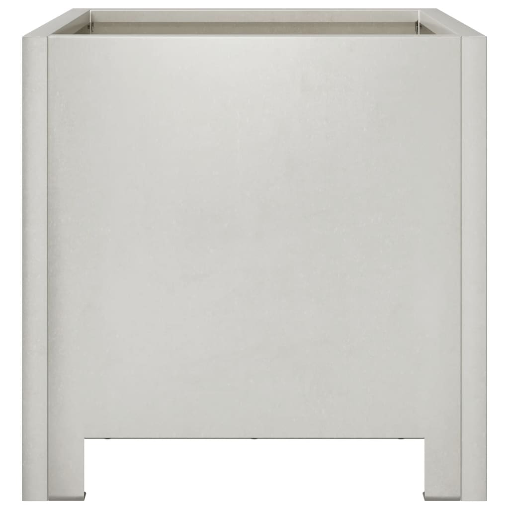 vidaXL Jardinière 30x30x30 cm acier inoxydable