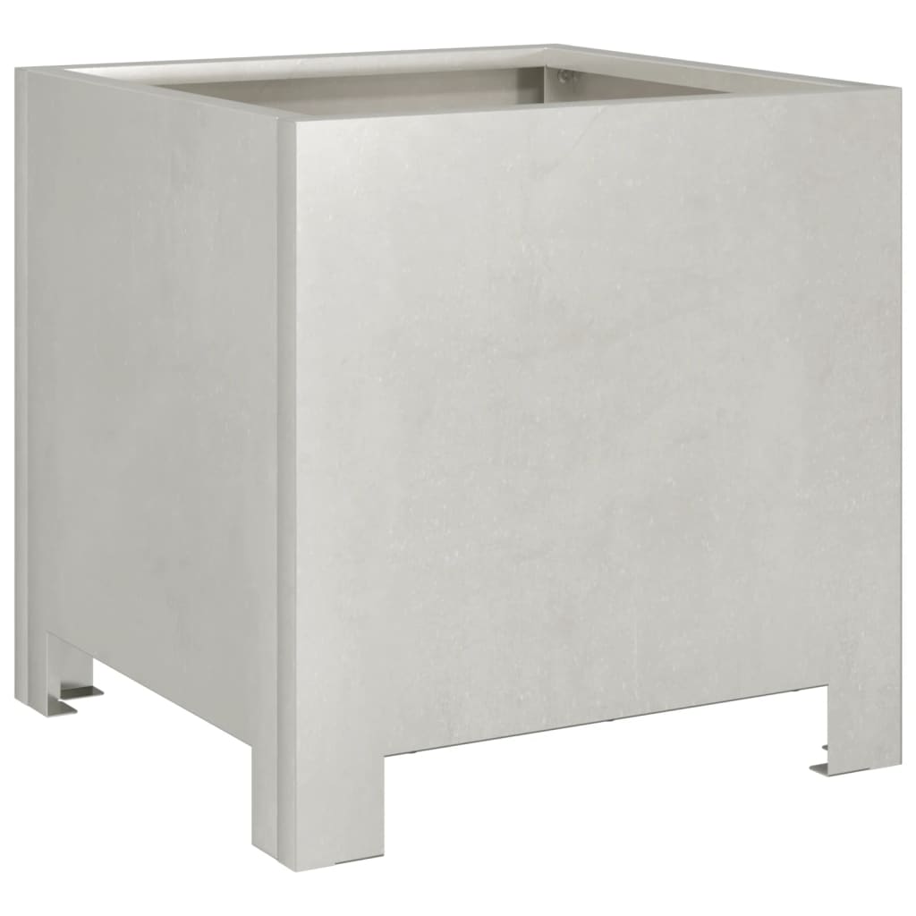 vidaXL Jardinière 30x30x30 cm acier inoxydable