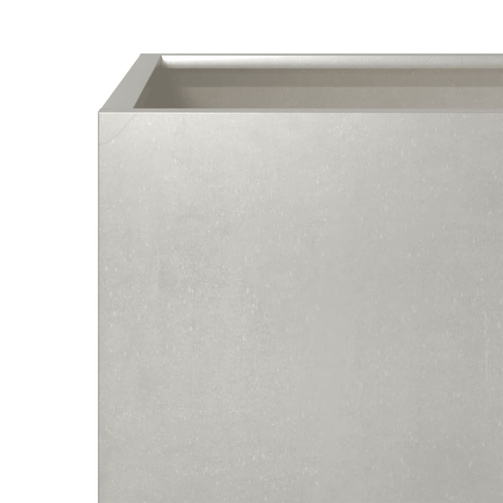 vidaXL Jardinière 30x30x30 cm acier inoxydable