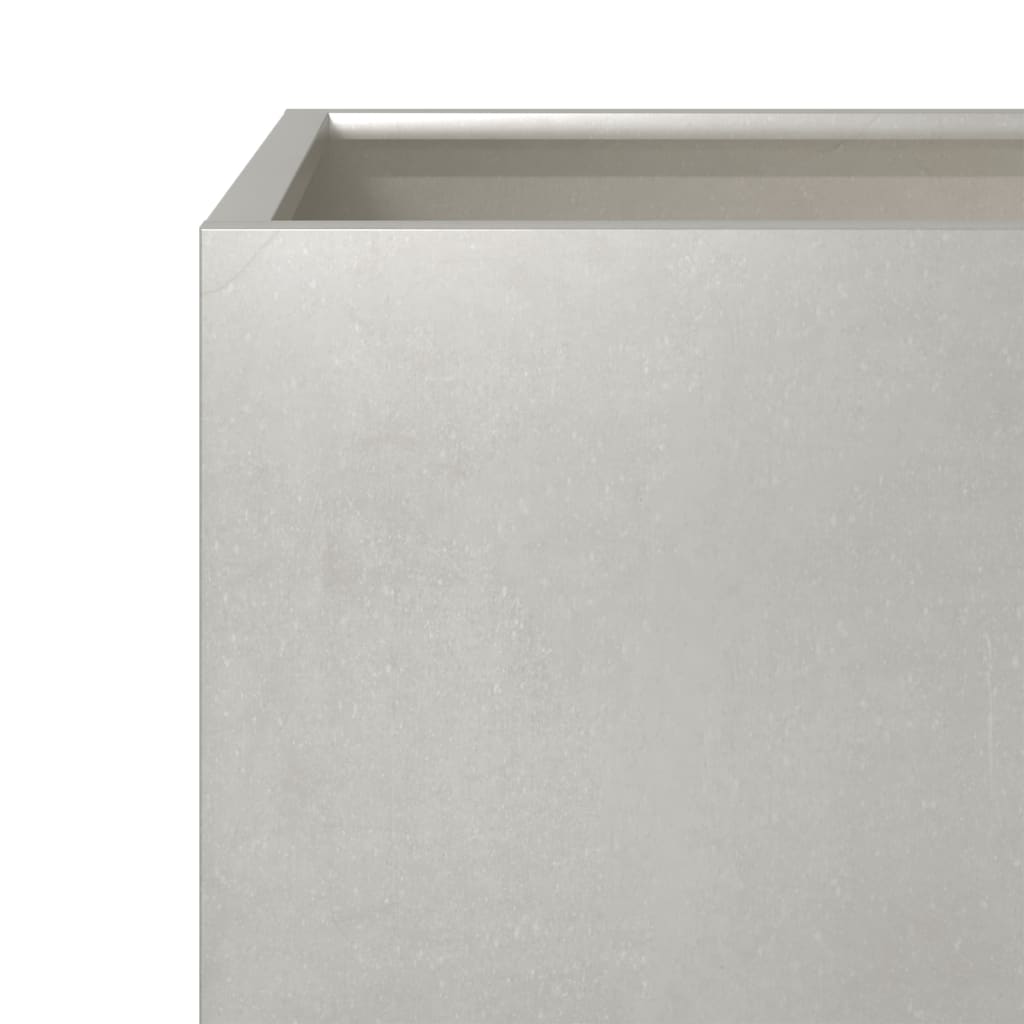 vidaXL Jardinières 2 pcs 30x30x30 cm acier inoxydable