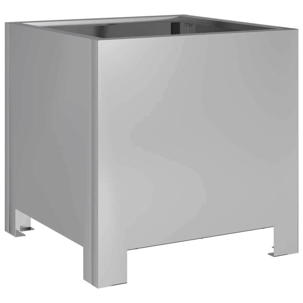 vidaXL Jardinières 2 pcs 30x30x30 cm acier galvanisé