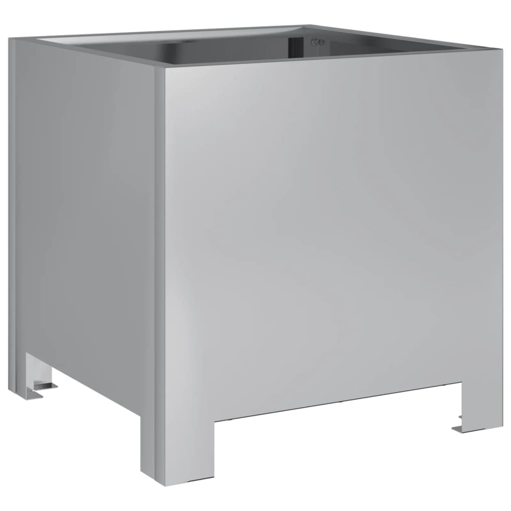 vidaXL Jardinières 2 pcs 30x30x30 cm acier galvanisé