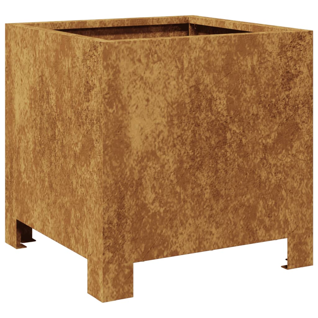 vidaXL Jardinières 2 pcs 30x30x30 cm acier corten