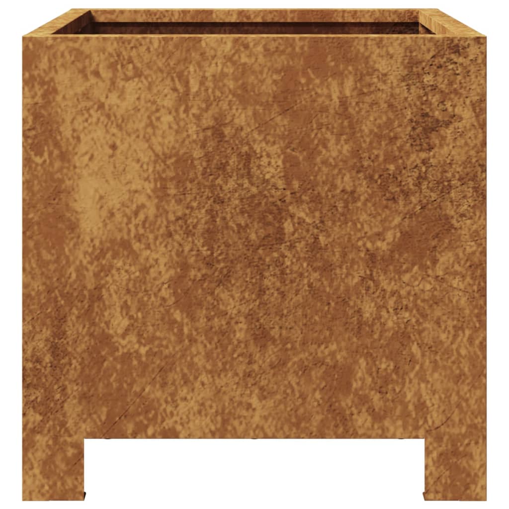 vidaXL Jardinières 2 pcs 30x30x30 cm acier corten