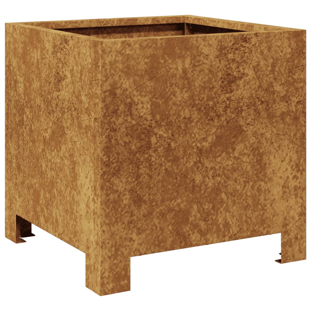 vidaXL Jardinières 2 pcs 30x30x30 cm acier corten