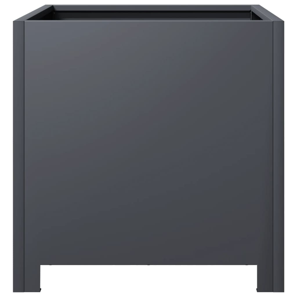 vidaXL Jardinière anthracite 40x40x40 cm acier