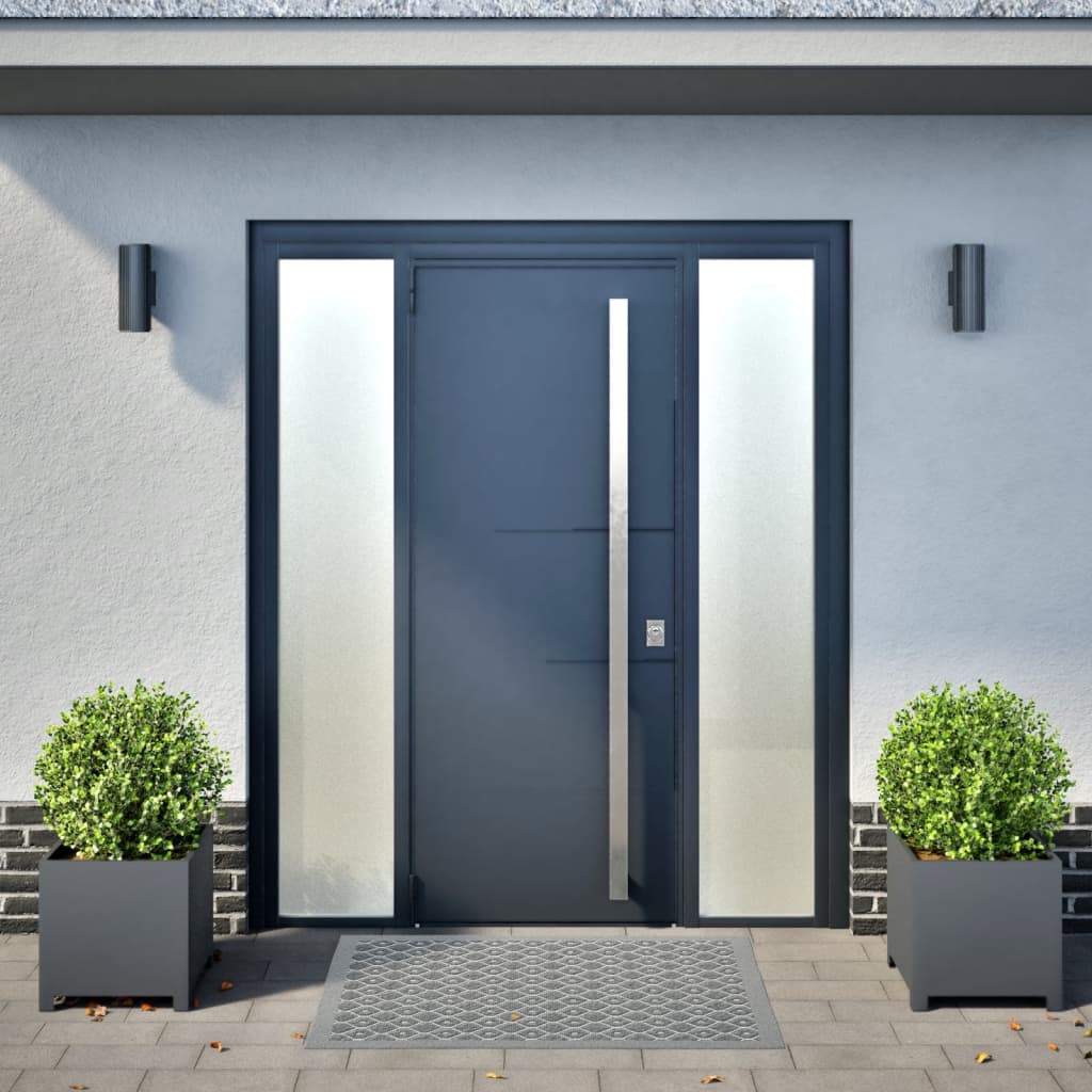 vidaXL Jardinières 2 pcs anthracite 40x40x40 cm acier