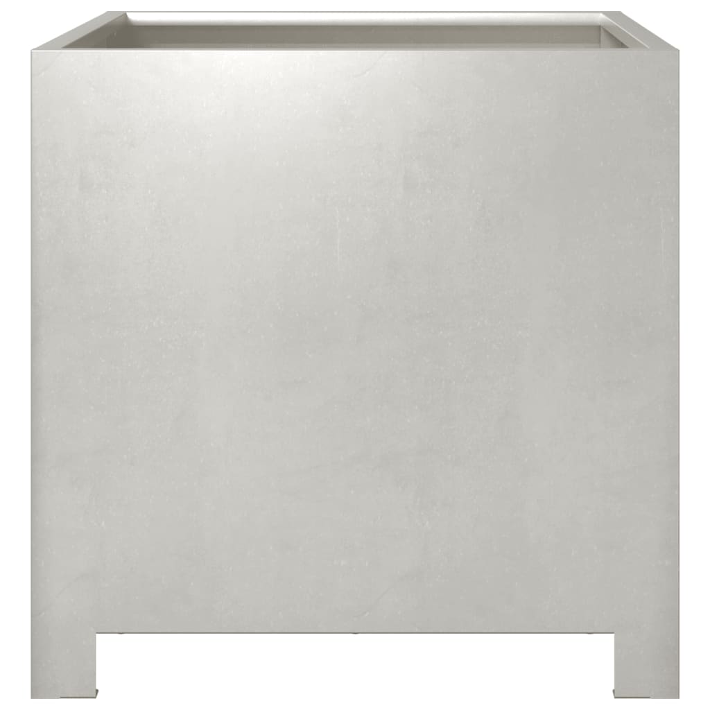vidaXL Jardinière 40x40x40 cm acier inoxydable