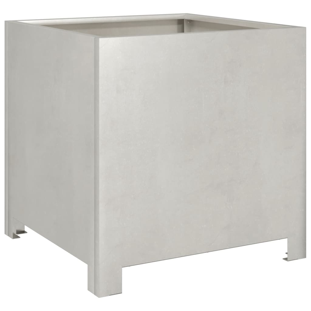 vidaXL Jardinières 2 pcs 40x40x40 cm acier inoxydable