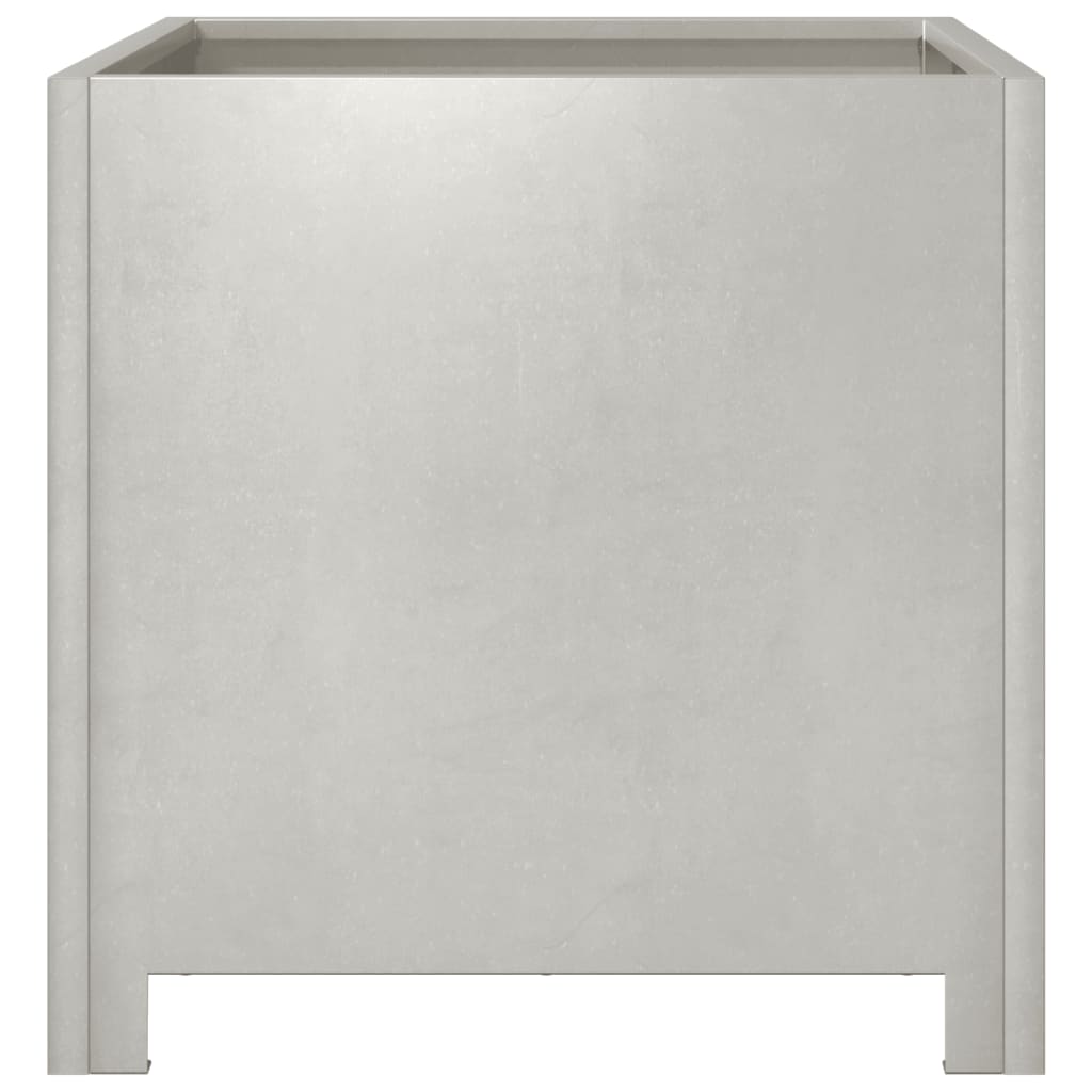 vidaXL Jardinières 2 pcs 40x40x40 cm acier inoxydable