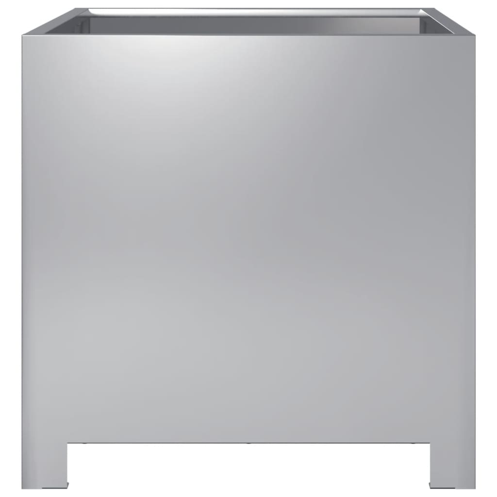 vidaXL Jardinières 2 pcs 40x40x40 cm acier galvanisé