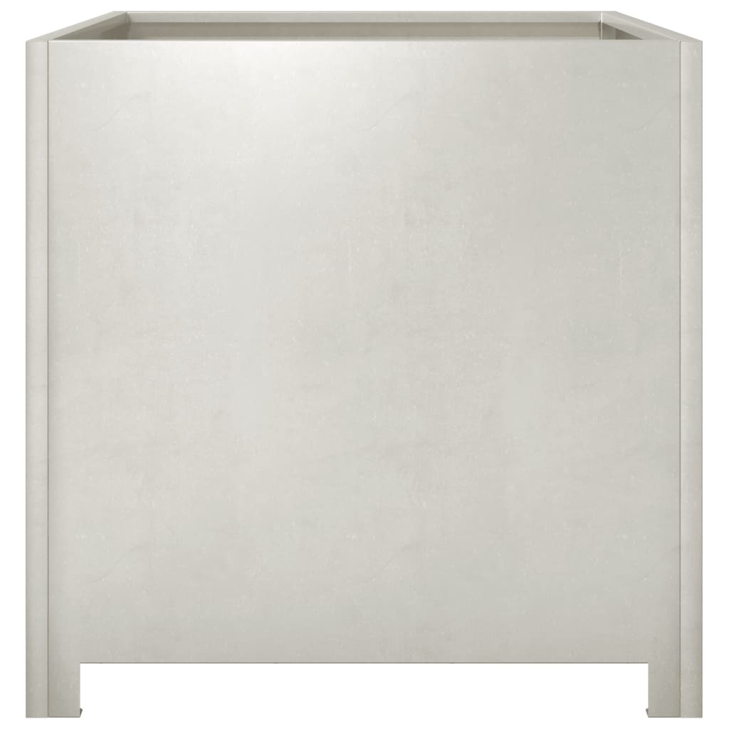 vidaXL Jardinière 50x50x50 cm acier inoxydable