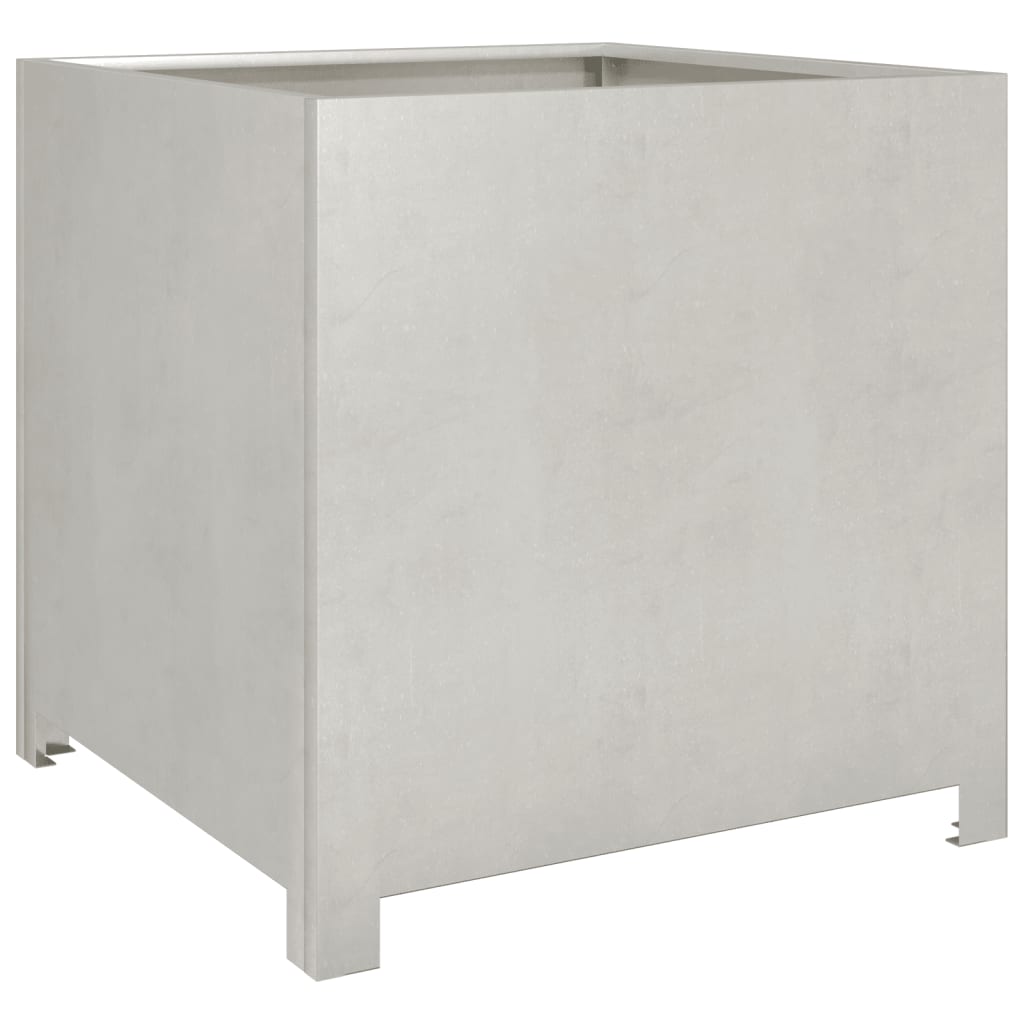 vidaXL Jardinière 50x50x50 cm acier inoxydable