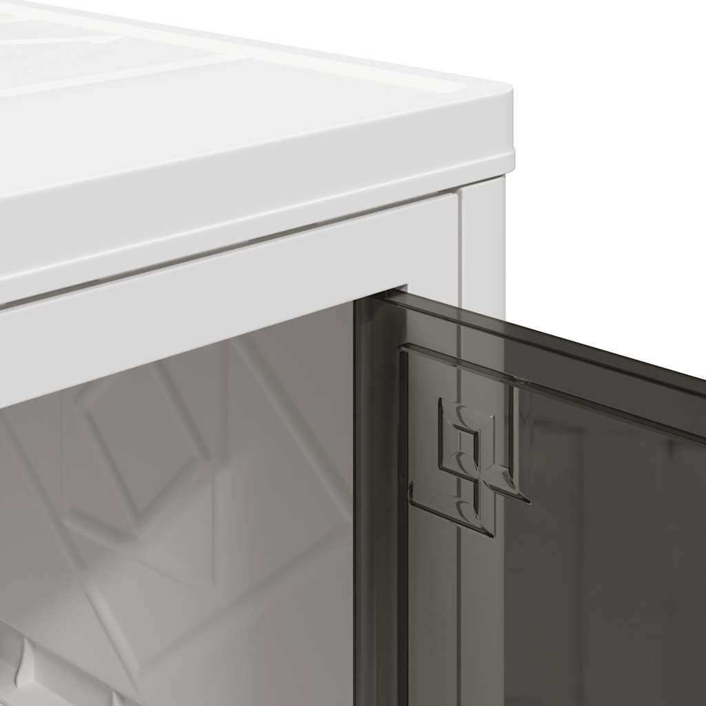 vidaXL Boîte de rangement empilable avec roues 28 L 48x29,5x33 cm