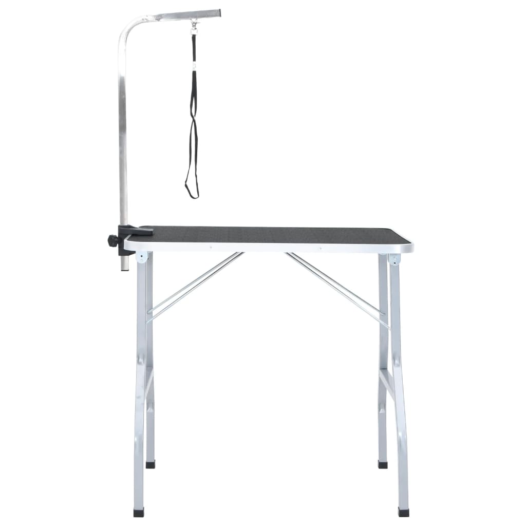 vidaXL Table de Toilettage Ajustable pour Chiens Chats 1 Potence