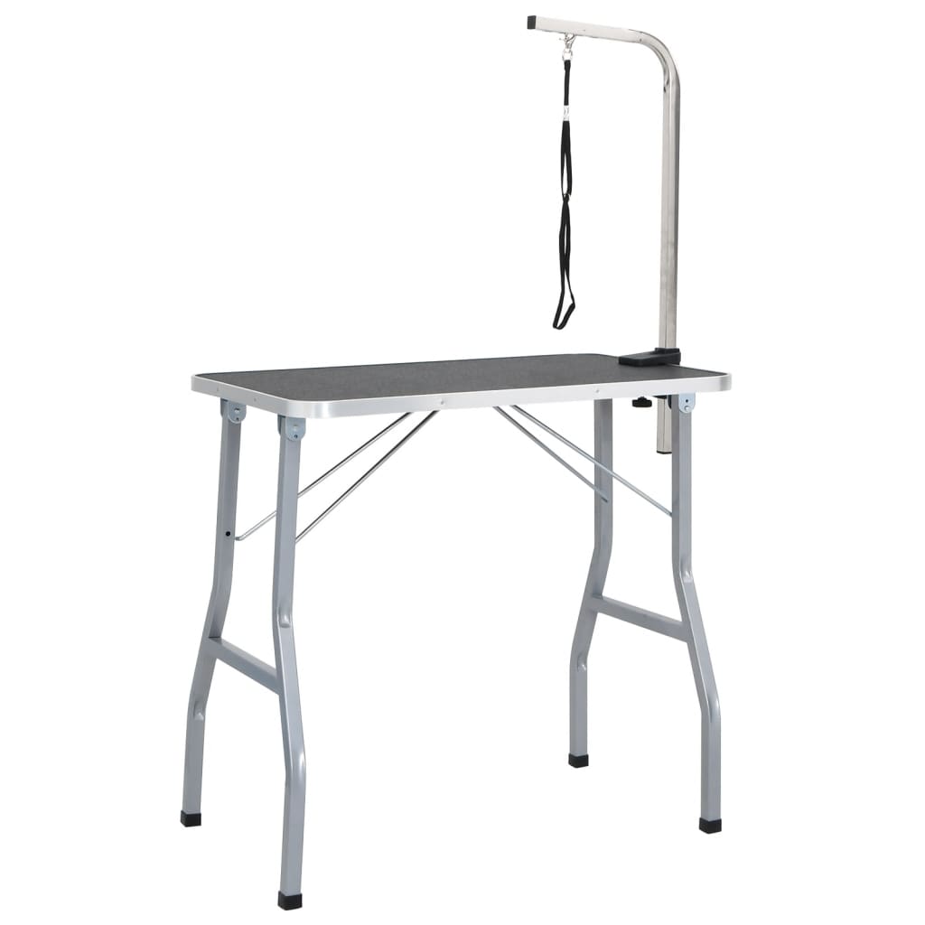 vidaXL Table de Toilettage Ajustable pour Chiens Chats 1 Potence