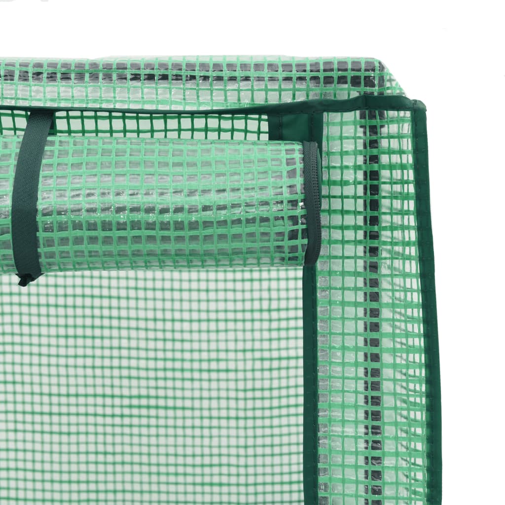 vidaXL Jardinière surélevée avec housse et roues aspect rotin