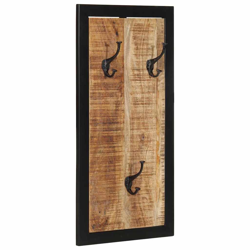 vidaXL Porte-manteau 40x2x80 cm bois de manguier massif brut