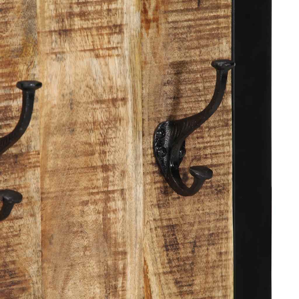 vidaXL Porte-manteau 40x2x80 cm bois de manguier massif brut