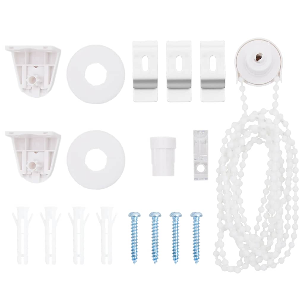 vidaXL Store enrouleur de douche avec cassette largeur du tissu 126 cm