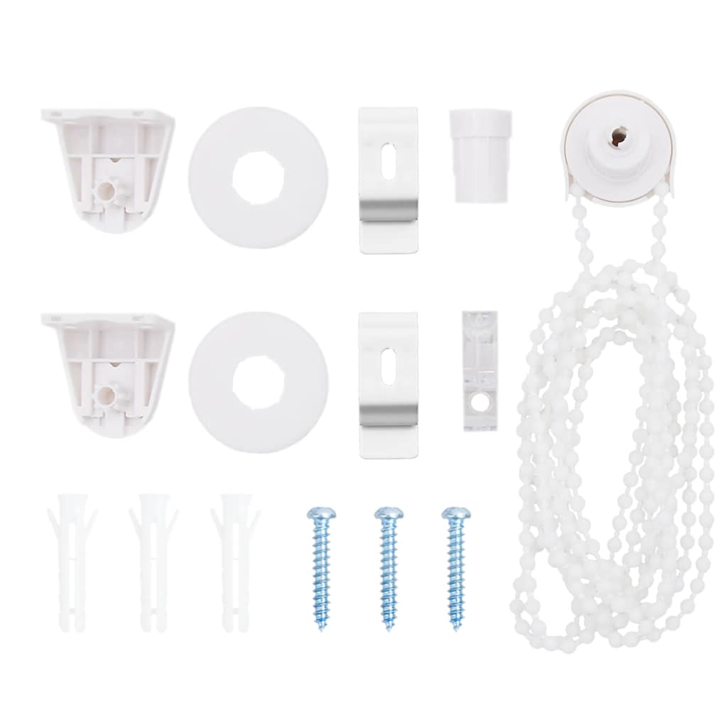 vidaXL Store enrouleur de douche avec cassette largeur du tissu 56 cm