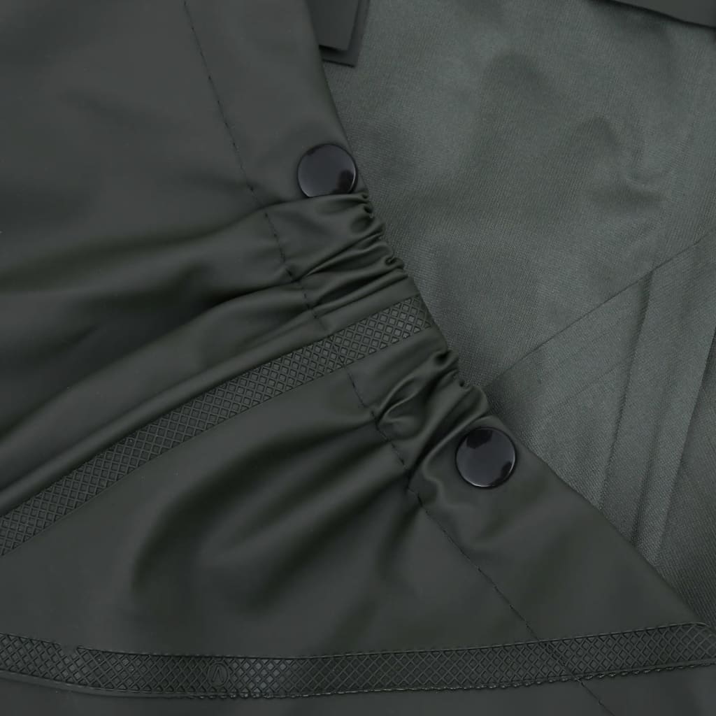 vidaXL Cuissardes avec bottes vert foncé taille 44