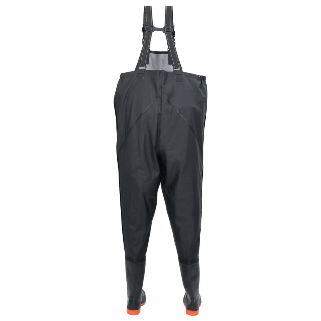 vidaXL Cuissardes avec bottes noir taille 40