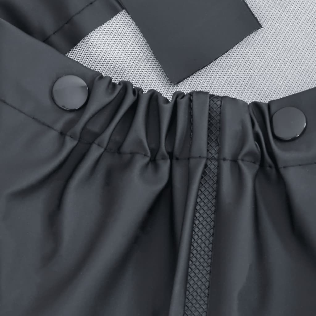 vidaXL Cuissardes avec bottes noir taille 46