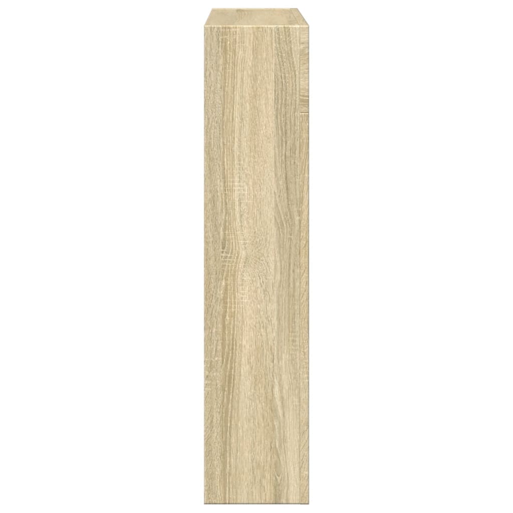VidaXL Cadre de cheminée chêne sonoma 81x18x82 cm bois d'ingénierie