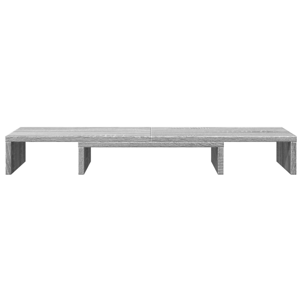 vidaXL Support de moniteur élévateur réglable sonoma gris