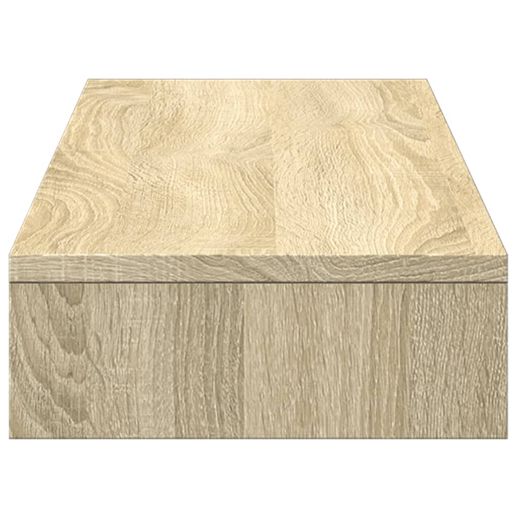 vidaXL Support de moniteur chêne sonoma 100x27x10 cm bois d'ingénierie