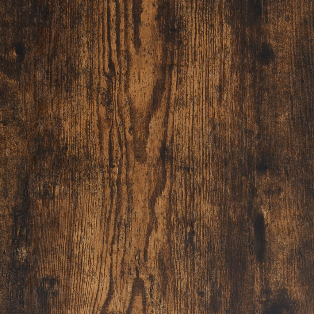vidaXL Support de moniteur chêne fumé 100x27x10 cm bois d'ingénierie