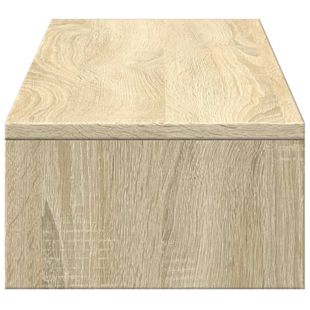 vidaXL Support de moniteur avec tiroirs chêne sonoma bois d'ingénierie