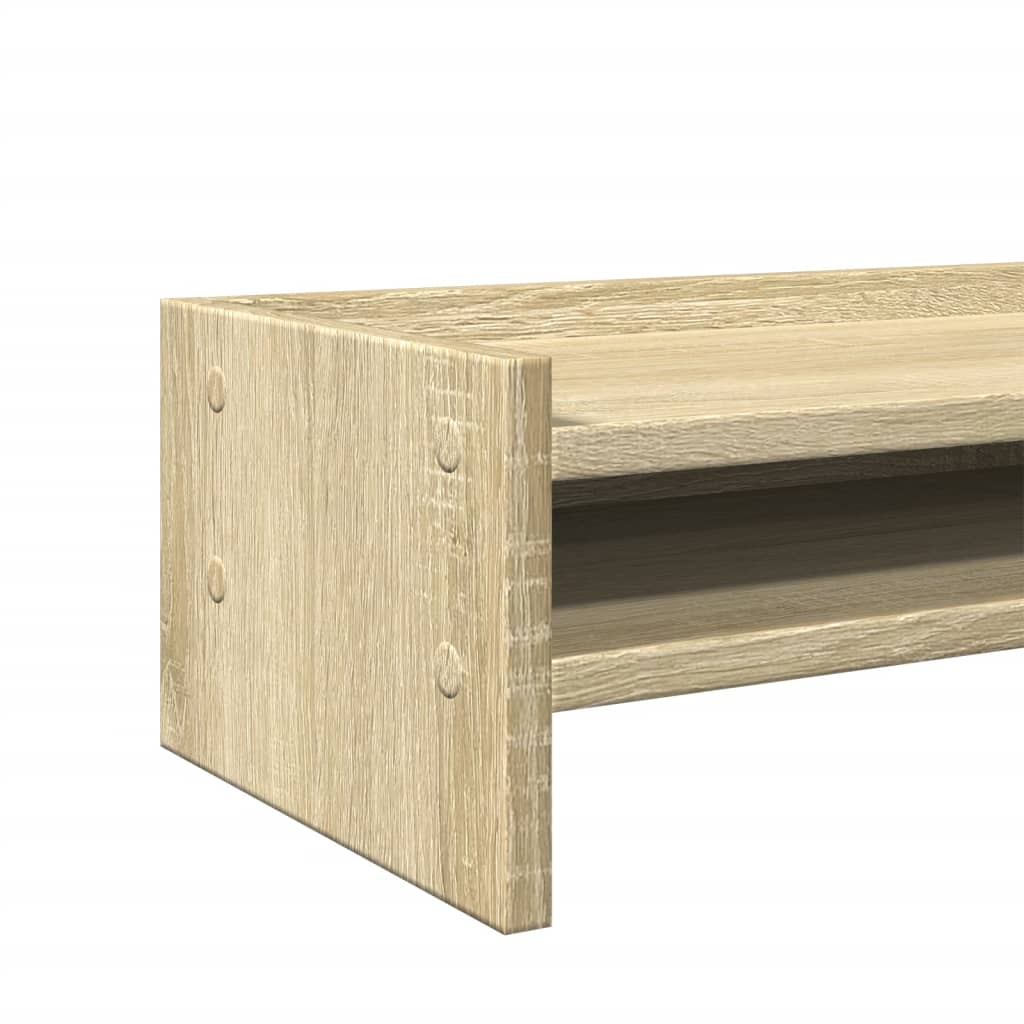 vidaXL Support de moniteur chêne sonoma 42x24x16 cm bois d'ingénierie