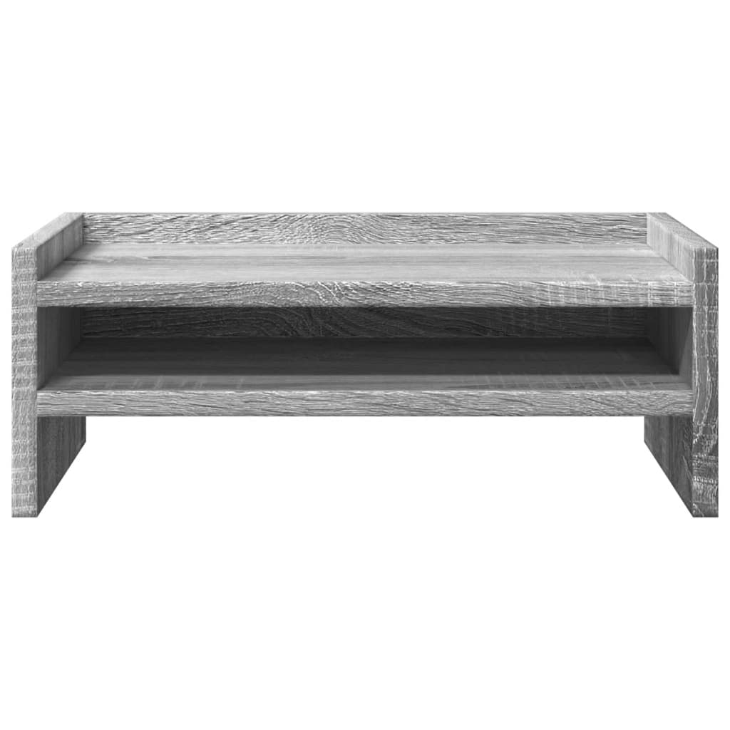 vidaXL Support de moniteur sonoma gris 42x24x16 cm bois d'ingénierie