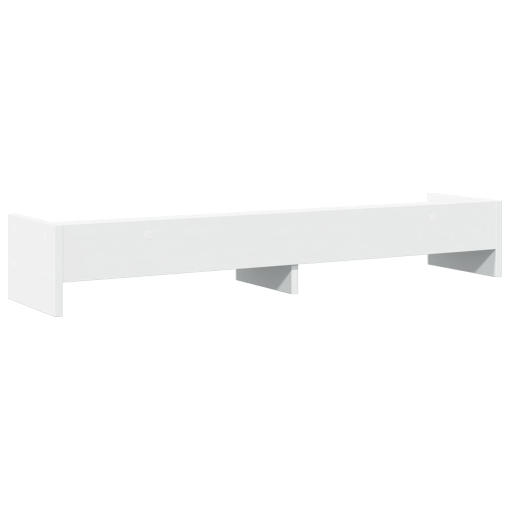 vidaXL Support de moniteur blanc 100x24x16 cm bois d'ingénierie