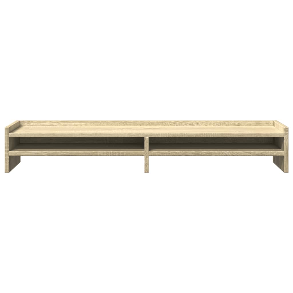 vidaXL Support de moniteur chêne sonoma 100x24x16 cm bois d'ingénierie