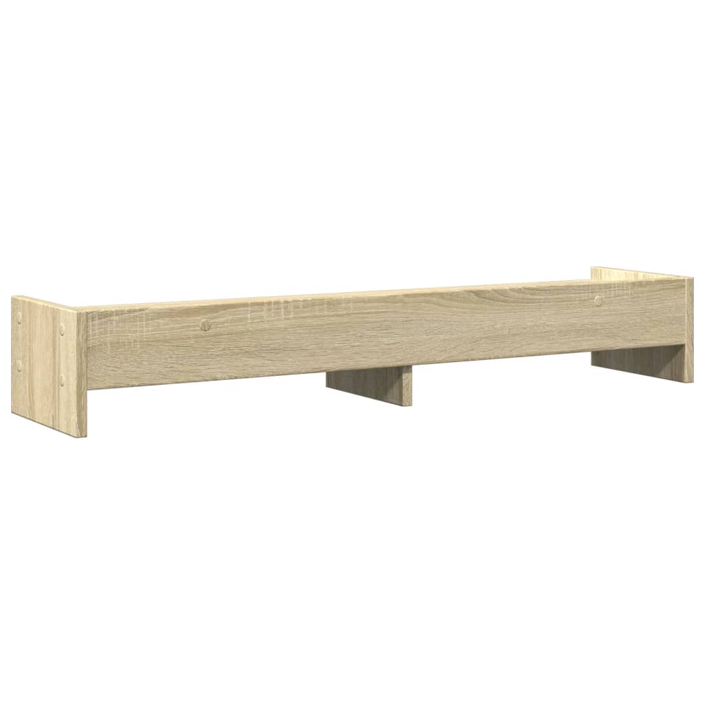 vidaXL Support de moniteur chêne sonoma 100x24x16 cm bois d'ingénierie