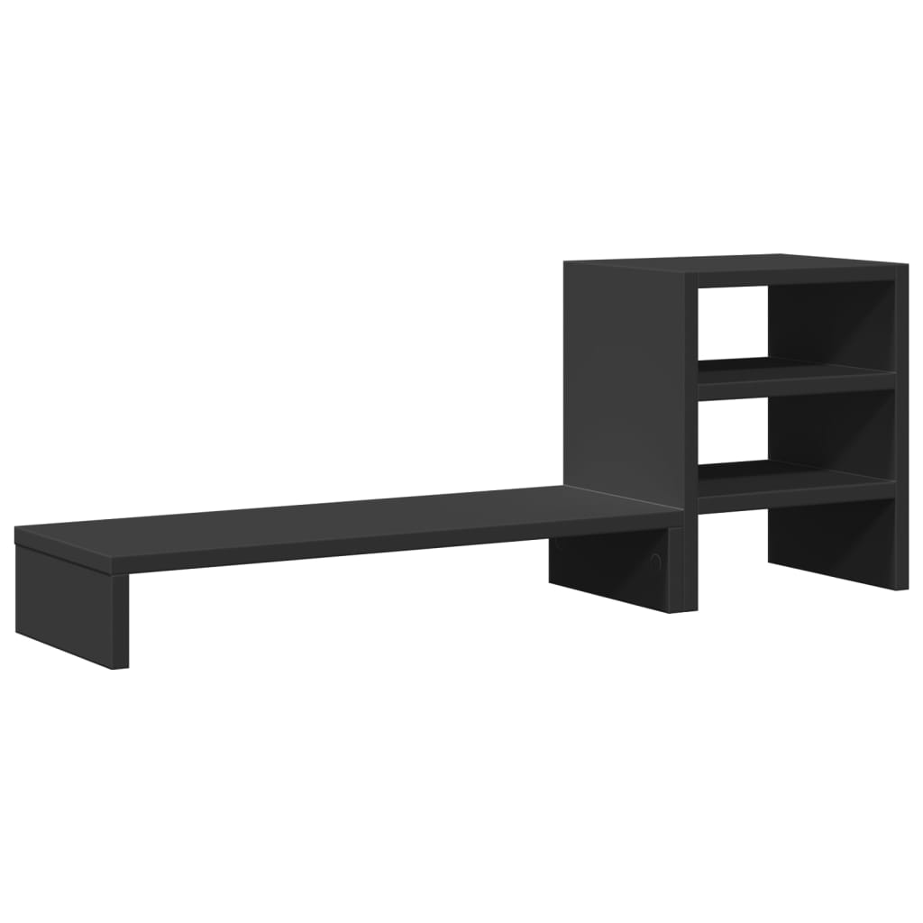 vidaXL Support de moniteur et organisateur de bureau bois d'ingénierie
