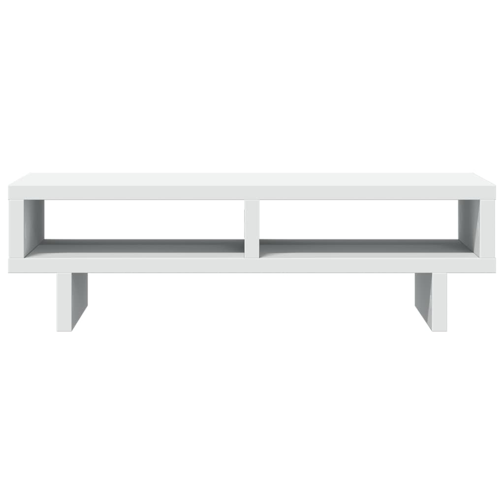 vidaXL Support de moniteur blanc 50x27x15 cm bois d'ingénierie