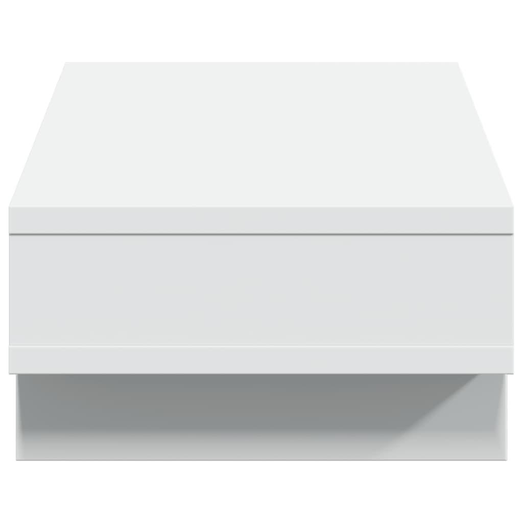 vidaXL Support de moniteur blanc 50x27x15 cm bois d'ingénierie