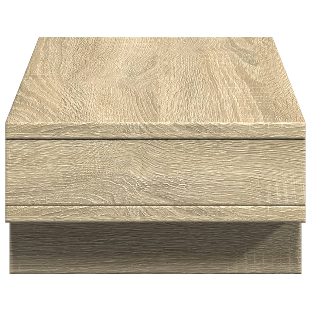 vidaXL Support de moniteur chêne sonoma 50x27x15 cm bois d'ingénierie