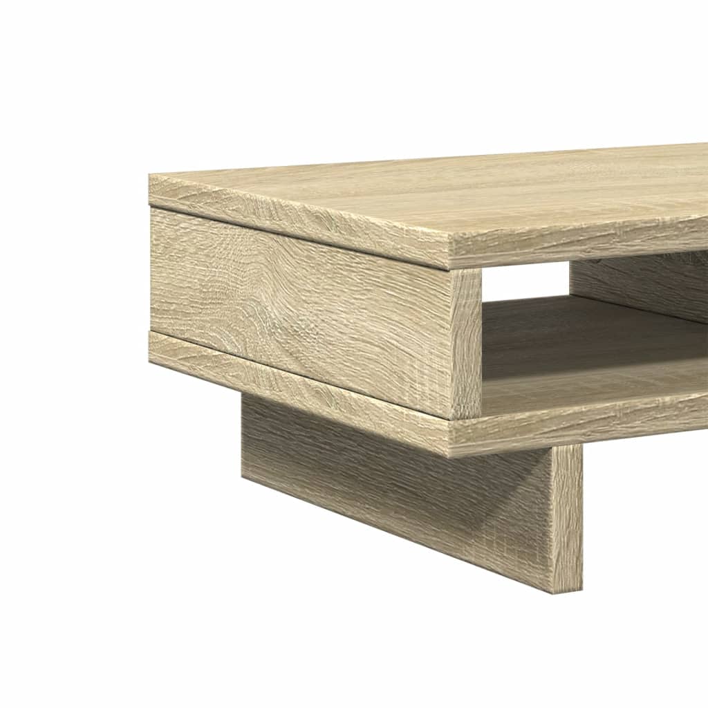 vidaXL Support de moniteur chêne sonoma 50x27x15 cm bois d'ingénierie
