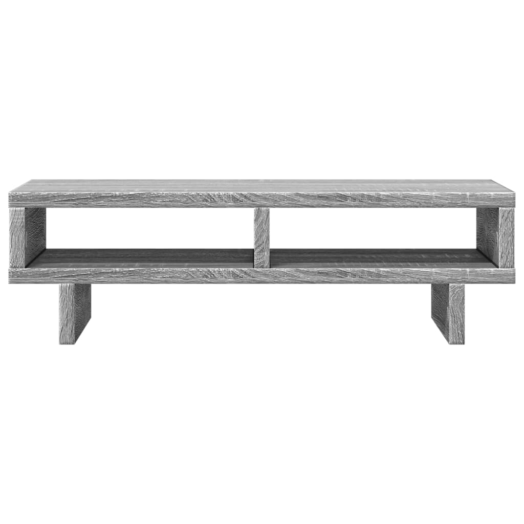vidaXL Support de moniteur sonoma gris 50x27x15 cm bois d'ingénierie