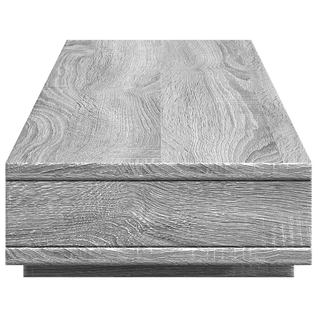 vidaXL Support de moniteur sonoma gris 100x27x15 cm bois d'ingénierie