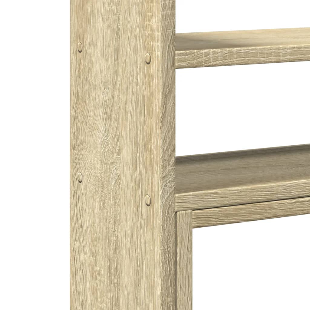 vidaXL Organiseur de bureau réglable chêne sonoma bois d'ingénierie