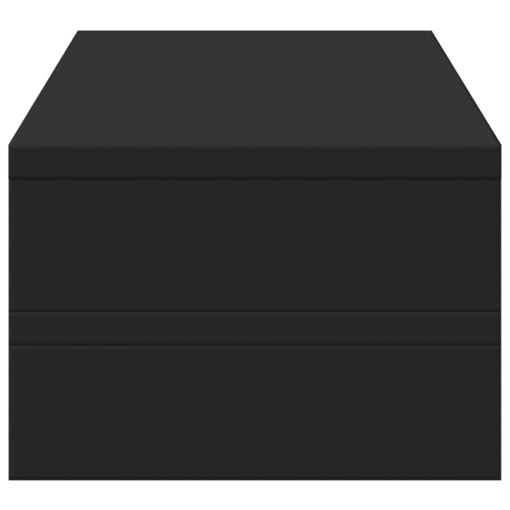 vidaXL Support de moniteur noir 54x22x15 cm bois d'ingénierie