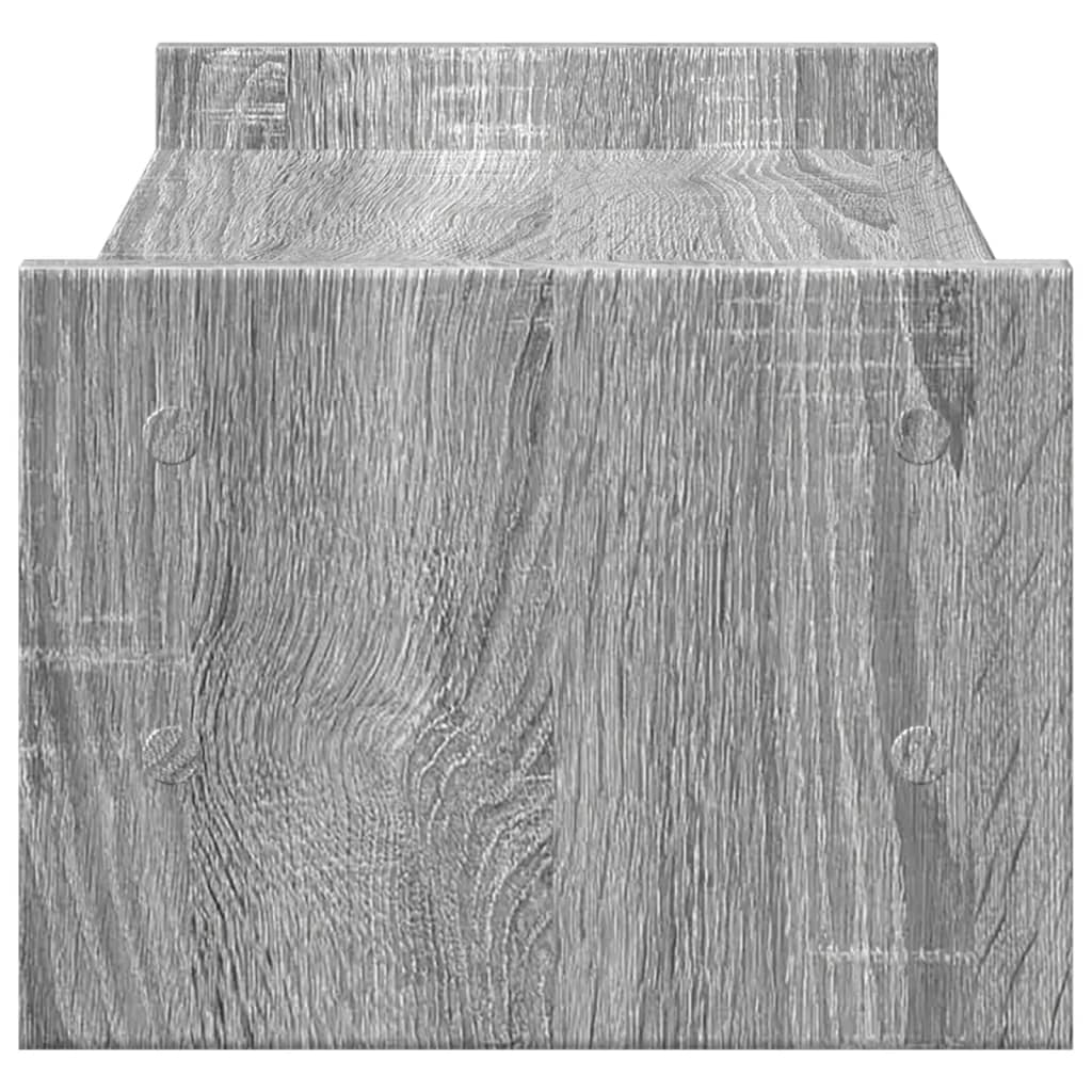 vidaXL Support de moniteur sonoma gris 50x27x20 cm bois d'ingénierie