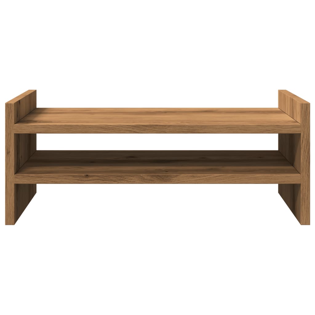 vidaXL Support de moniteur chêne artisanal 50x27x20 cm bois ingénierie